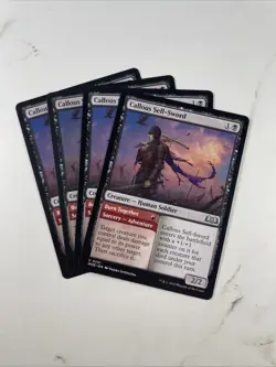 Callous Sell-Sword MTG Playset (4 Copies) NM Non-Foil - WOE U 0221 - Image 1