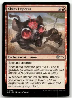 Shiny Impetus #1845 (NM) Secret Lair Drop SLD Magic MTG - Image 1