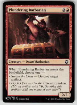 Plundering Barbarian Common The List Reprints 158/281 MTG Near Mint 2020 - Image 1
