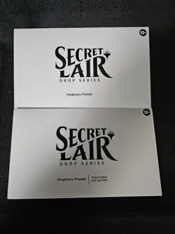 Magic Gathering Secret Lair Drop Imaginary Friends 2 Pack Lot Traditional Foil - Image 1