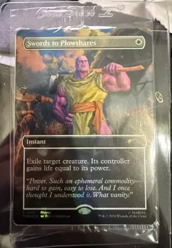 Magic The Gathering Swords To Plowshares Foil PSA Promo *SEALED* FREE SHIPPING - Image 1
