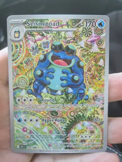 Pokemon TCG Seismitoad Black Bolt Illustration Card 2025 - Image 1