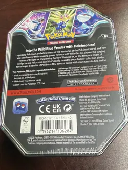 Pokemon TCG Azure Legends Tin Kyogre Factory Sealed Ships Fast - Image 3