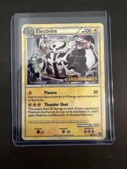 Pokemon Electivire - 20/102 - STAFF Holo Promo (HGSS Triumphant NM Promo - Image 1