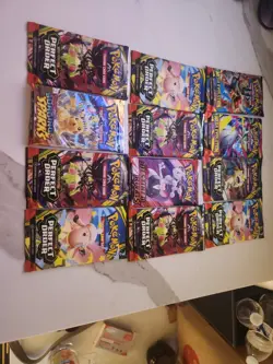 Pokemon TCG Booster Pack Lot (12) New & Sealed Ready to Ship In Hand - Image 2