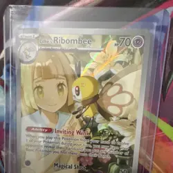 The Pokemon Company Lillie's Ribombee 164/159 Journey Together Holo Illus Rare - Image 2