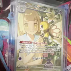 The Pokemon Company Lillie's Ribombee 164/159 Journey Together Holo Illus Rare - Image 3