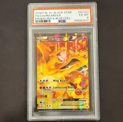Pokemon 2016 XY Black Star Promo Charizard EX #XY121 Holo PSA 6 EX-MT - Image 1