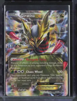 2015 Pokemon XY Ancient Origins #57 Giratina EX - Image 1