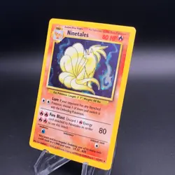 Ninetales 12/102 - Holo Rare - Base Set - 1999 Pokemon WotC Vintage - MP - Image 4