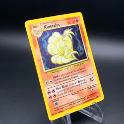 Ninetales 12/102 - Holo Rare - Base Set - 1999 Pokemon WotC Vintage - MP - Image 5