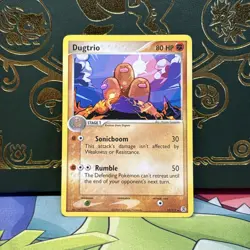 Dugtrio FireRed & LeafGreen #22 (2004) Rare NM Pokemon - Image 1