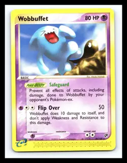 💥 WOBBUFFET Pokemon TCG # 26/100 EX Sandstorm NON Holo Rare 2003 - Image 1