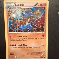 Pokemon TCG Lucario XY XY140 Holo Promo English - Image 3
