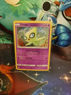 Pokemon TCG Celebi SM Black Star Promo SM224 Promo - Image 1