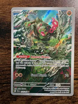 Pokemon TCG Okidogi 074/064 Sv: Shrouded Fable Illustration Rare Holo English - Image 1