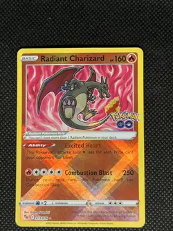 Radiant Charizard 011/078 Pokemon GO Holo - Image 1