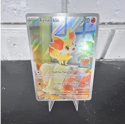 Fennekin Pokemon Center STAMPED Black Star PROMO 080 from Chaos Rising - Image 1