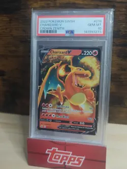 Charizard V PSA 10 2023 Pokemon Sword & Shield Crown Zenith 018/159🔥🔥 - Image 2
