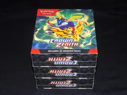Pokemon Crown Zenith Booster Bundle New Sealed - Lot 3 Boxes - Image 1