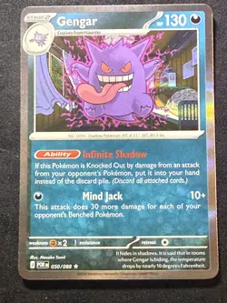 Pokemon TCG Gengar Holo 050 Perfect Order Nm - Image 1