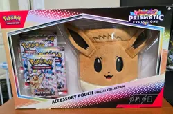 Pokemon TCG Prismatic Evolutions Accessory Pouch Collection Box English 2024 - Image 1