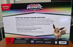 Pokemon TCG Prismatic Evolutions Accessory Pouch Collection Box English 2024 - Image 2