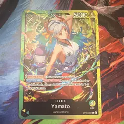 Bandai One Piece CCG Yamato OP06-022 Leader Deck 28 Foil Double Attack 5000/4 - Image 1