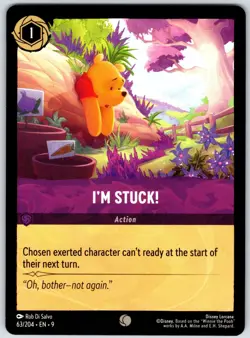 I'm Stuck! 63/204 Common Fabled NM Lorcana Disney - Image 1