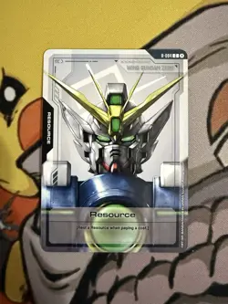 Gundam Card Game Singles R-004: Resource (Wing Gundam) C New Type Rising - Image 1