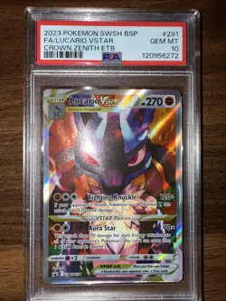 Lucario VSTAR SWSH291 SWSH: Sword & Shield Promo Cards PSA 10 - Image 1