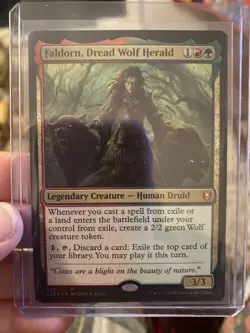 Faldorn, Dread Wolf Herald Commander Legends: Battle for Baldur's Gate Foil - Image 3
