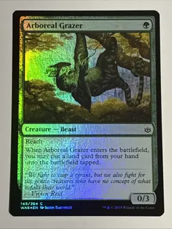 MTG War of the Spark Arboreal Grazer Foil 149/264 NM - Image 1