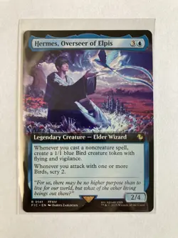 MTG Hermes, Overseer of Elpis (Extended Art) - Commander (FIC) FF XIV 0141 - Image 1