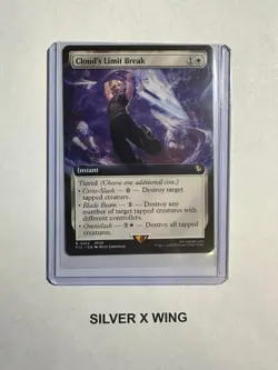 Cloud's Limit Break Extended Art x1, Magic the Gathering, Final Fantasy, FIC, NM - Image 1