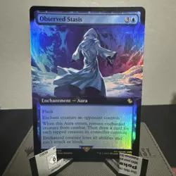 Observed Stasis (Extended Art) #113 (Foil) (NM) Final Fantasy FIC Magic MTG - Image 1