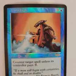 Mana Leak FOIL Played Arena Promo DCI Judge MTG Magic The Gathering - Image 3