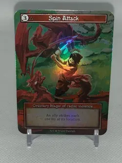 Sorcery Contested Realm: Alpha Spin Attack Foil - Image 1