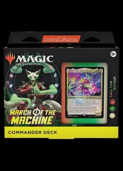 Magic The Gathering March of the Machine Commander Deck - Call for Backup MTG - Image 1