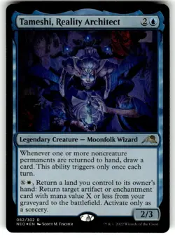 Tameshi, Reality Architect Kamigawa: Neon Dynasty Foil MTG NM - Image 1