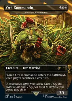 [1x] Ork Kommando - Merciless Executioner - Foil - Borderless Near Mint, English - Image 1