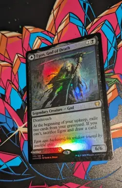 MTG *FOIL * Kaldheim Rare EGON GOD OF DEATH NM - Image 1
