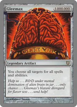 Gleemax Unhinged Regular Magic the Gathering Unhinged Near Mint - Image 1