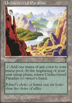 MTG Visions - Undiscovered Paradise NM - Image 1