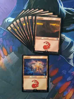 Basic Mountain - Set of 10 | 7% Off 2+ | UB: LOTR | NM | MTG - Image 1