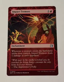 MTG Impact Tremors - Wilds of Eldraine: Enchanting Tales LP - Image 1