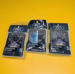 3 Sets Lightsaber Sleeves (150 CARD) Fantasy Flight (out of print & The Empire - Image 1