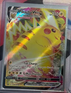 Pokemon TCG Pikachu VMAX Sword & Shield SWSH286 Holo Promo Promo - Image 1