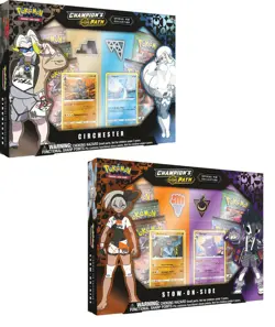 CIRCHESTER & STOW-ON-SIDE Pokemon TCG Pin Collection Champions Path 10 Boosters - Image 1