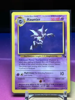 Pokemon Card Lot - Gastly/Haunter/Gengar - Base/Fossil/Trick Or Treat - Lp - Image 2